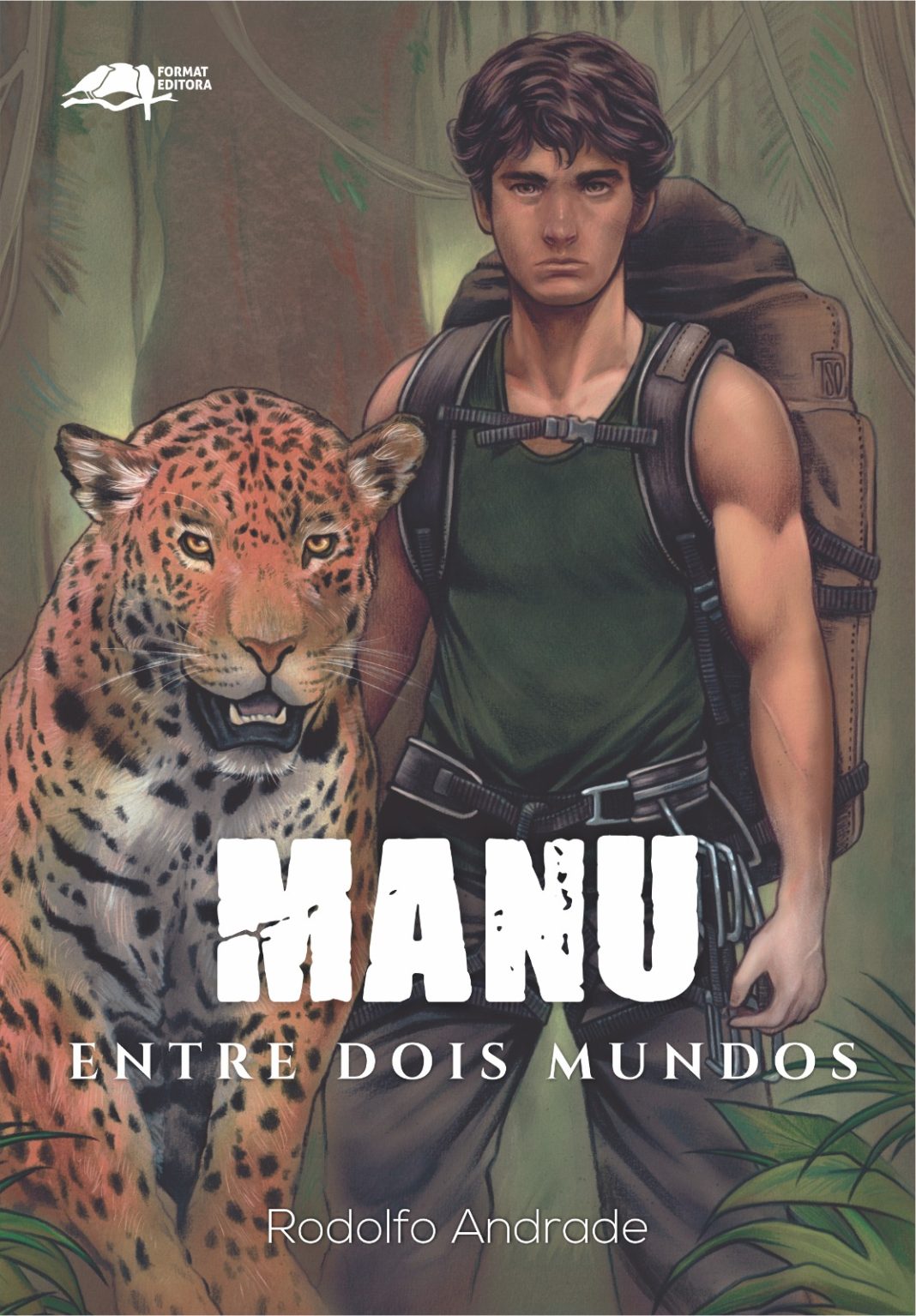Capa do livro Manu: Entre Dois Mundos, de Rodolfo Andrade